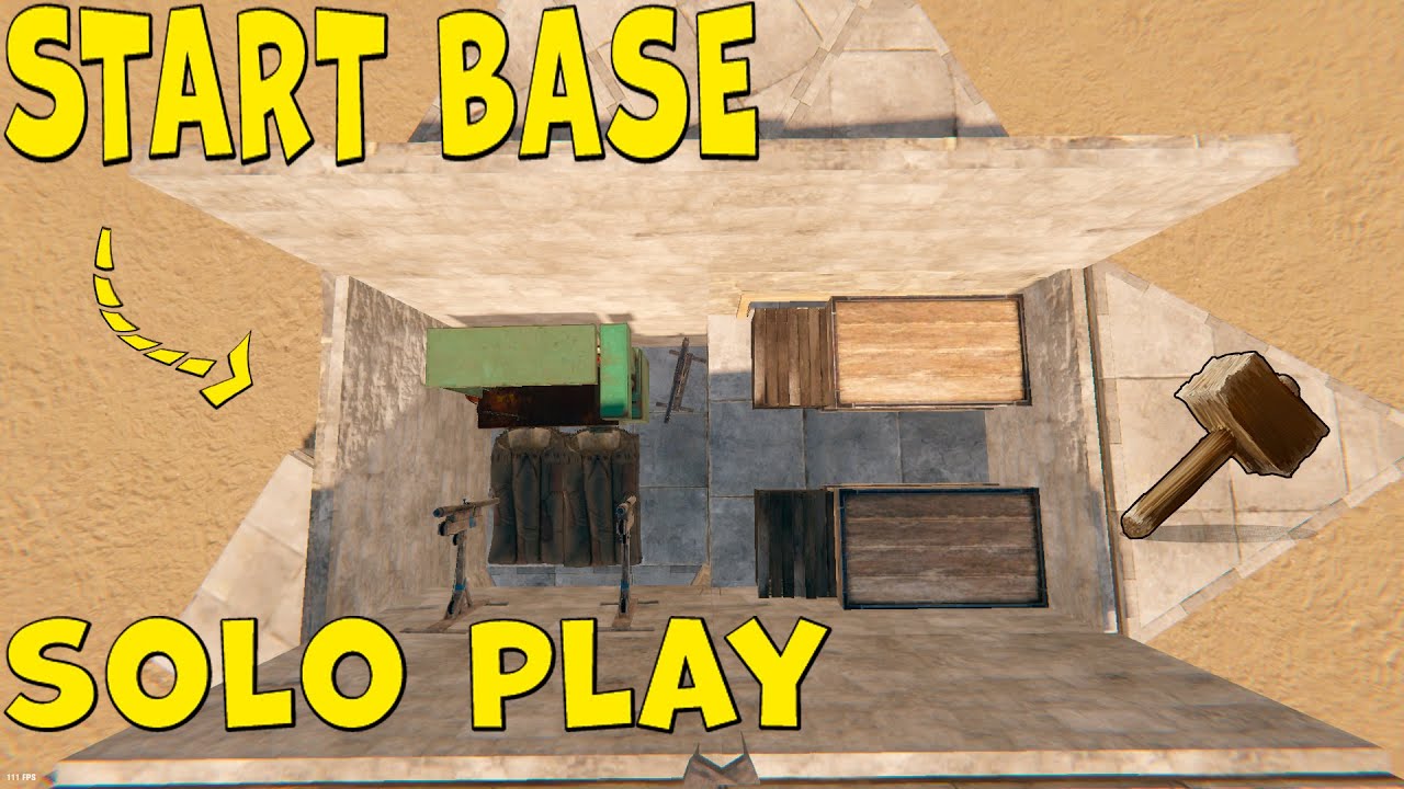 RUST / base building / постройка соло дуо кибы / solo duo #rust # ...