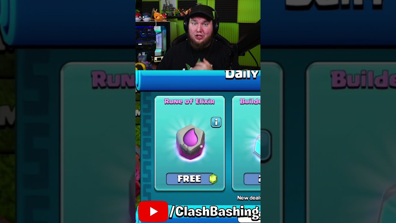 FREE RUNE OF ELIXIR IN CLASH OF CLANS RIGHT NOW!