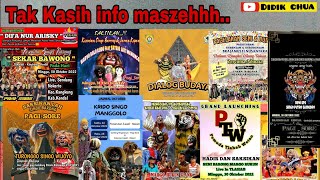 Tak kasih info maszeh,, jadwal barongan kendal minggu ini,