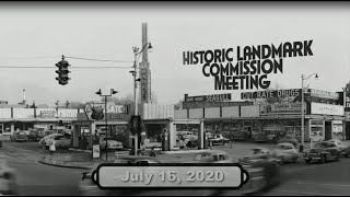 Historic Landmarks Commission - July 16, 2020
