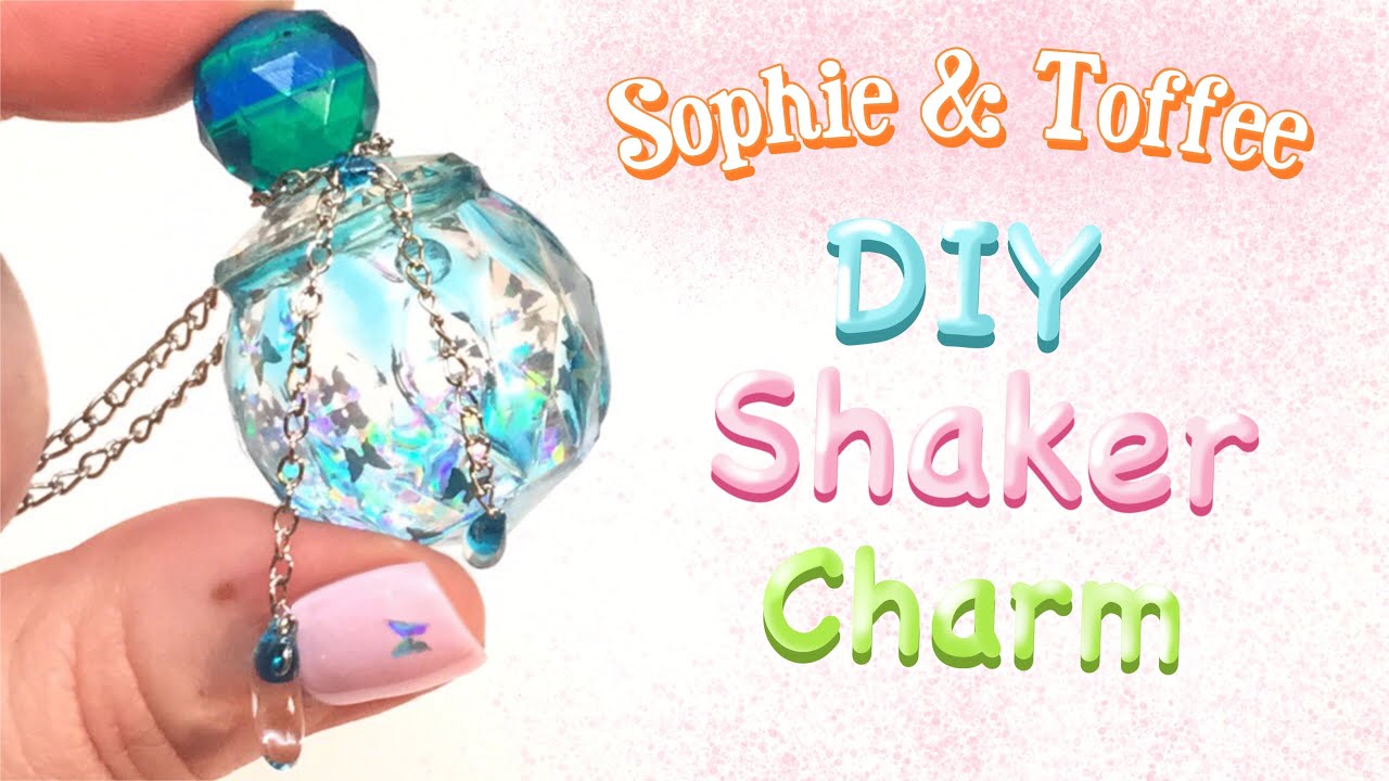 RESIN SHAKER CHARM - Magical bottle- Sophie and Toffee Elves Box- DIY