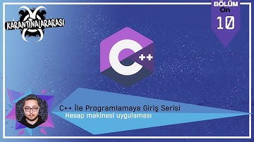 C++ ile Programlamaya Giriş Serisi Bölüm 10 "Hesap Makinesi Uygulaması"