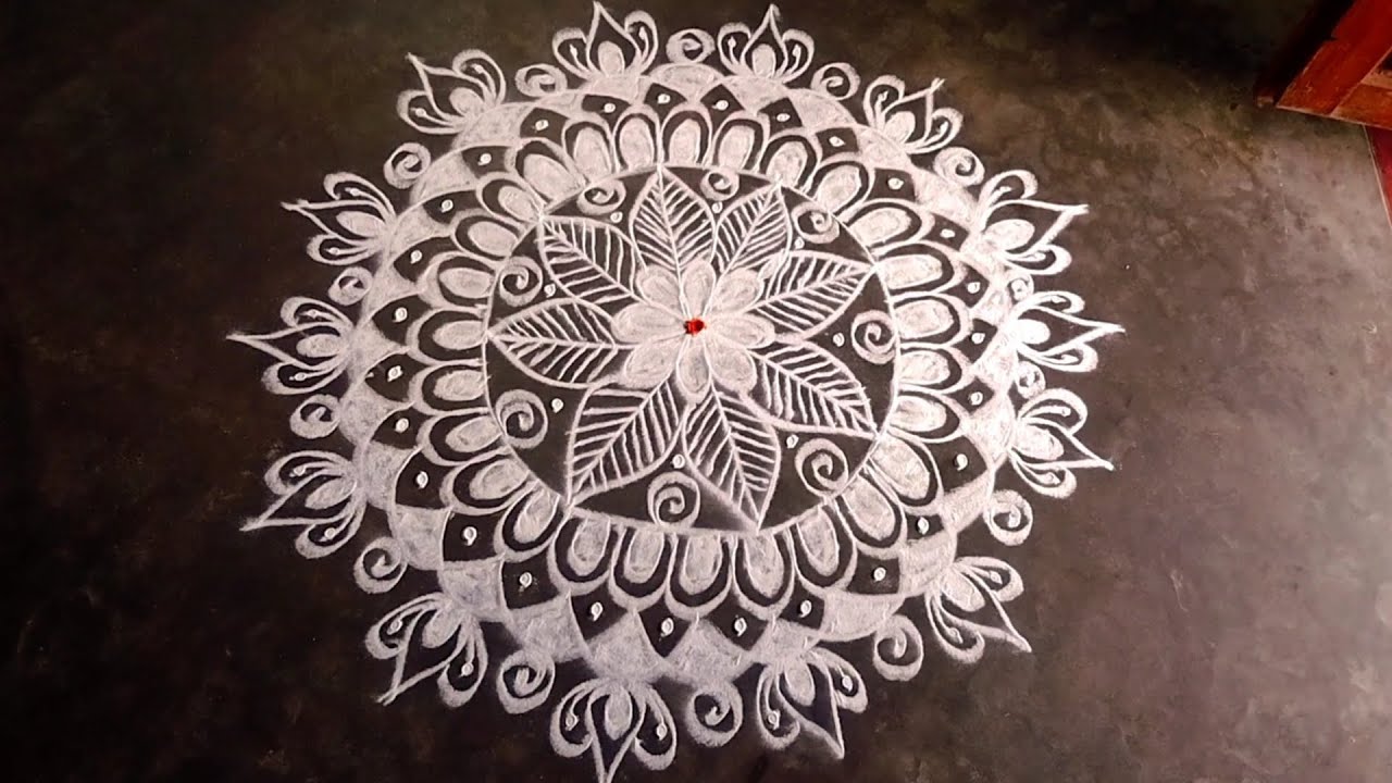 P#day33 simple rangoli designs❣️#priyasdailyrangoli#1millionviews #dailyrangoli #easyrangoli#rangoli