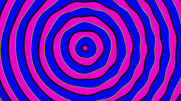 Blue and Pink Hypnotic Circles Animation Background video , No Copyright || Stock Footage