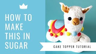 Baby Llama Cake Topper - Cake Dutchess Tutorial
