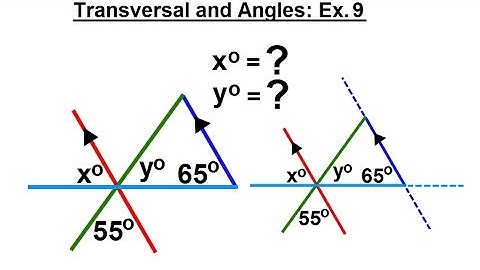 Geometry - Ch. 4: Lines and Angles (23 of 37) Transversals and Angles: Ex. 9