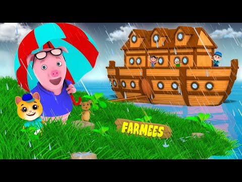 Animals Went In Two By Two | Nursery Rhymes For Kids By Farmees