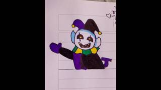 Drawing 40 secret bosses of deltarune! | Parte 1 (Jevil) #deltarune #undertale #drawing