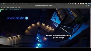 How to install Plotly dash ( Python Framework for Building Applications) in Ubuntu Studio 18.04 LTS