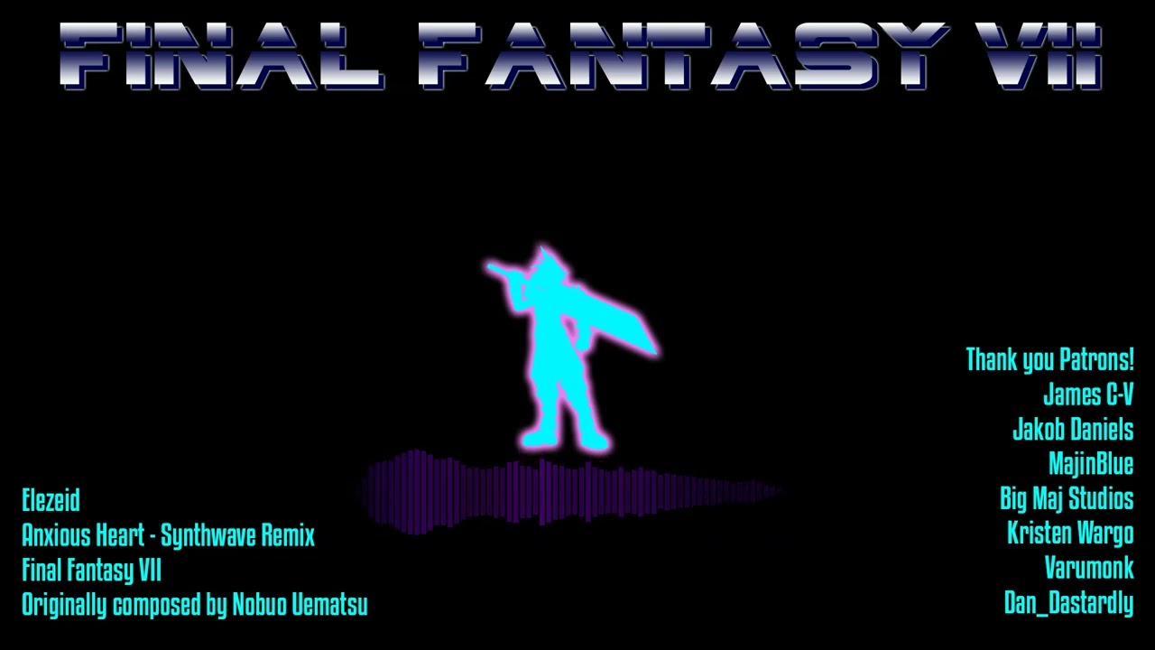 Final Fantasy VII - Anxious Heart | Synthwave Cover