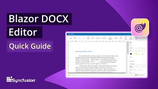 Blazor Docx Editor The Ultimate Feature Walkthrough