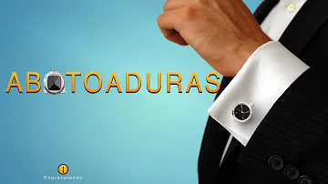 Como usar as abotoaduras na camisa?
