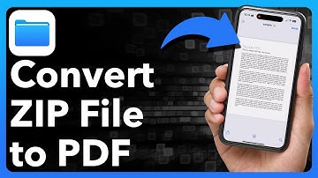 Hoe converteer je een zip-bestand naar PDF op de iPhone