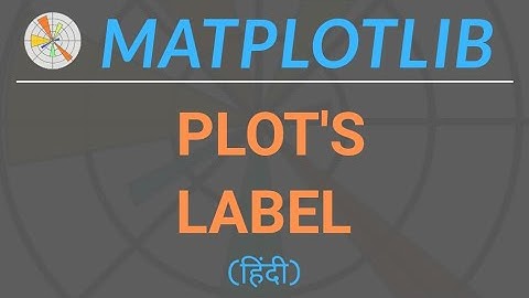 Matplotlib Python Tutorial in Hindi | Matplotlib Labels | #03