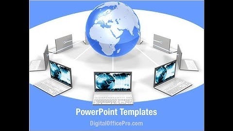 Telecommunication Progress PowerPoint Template Backgrounds - DigitalOfficePro #07033