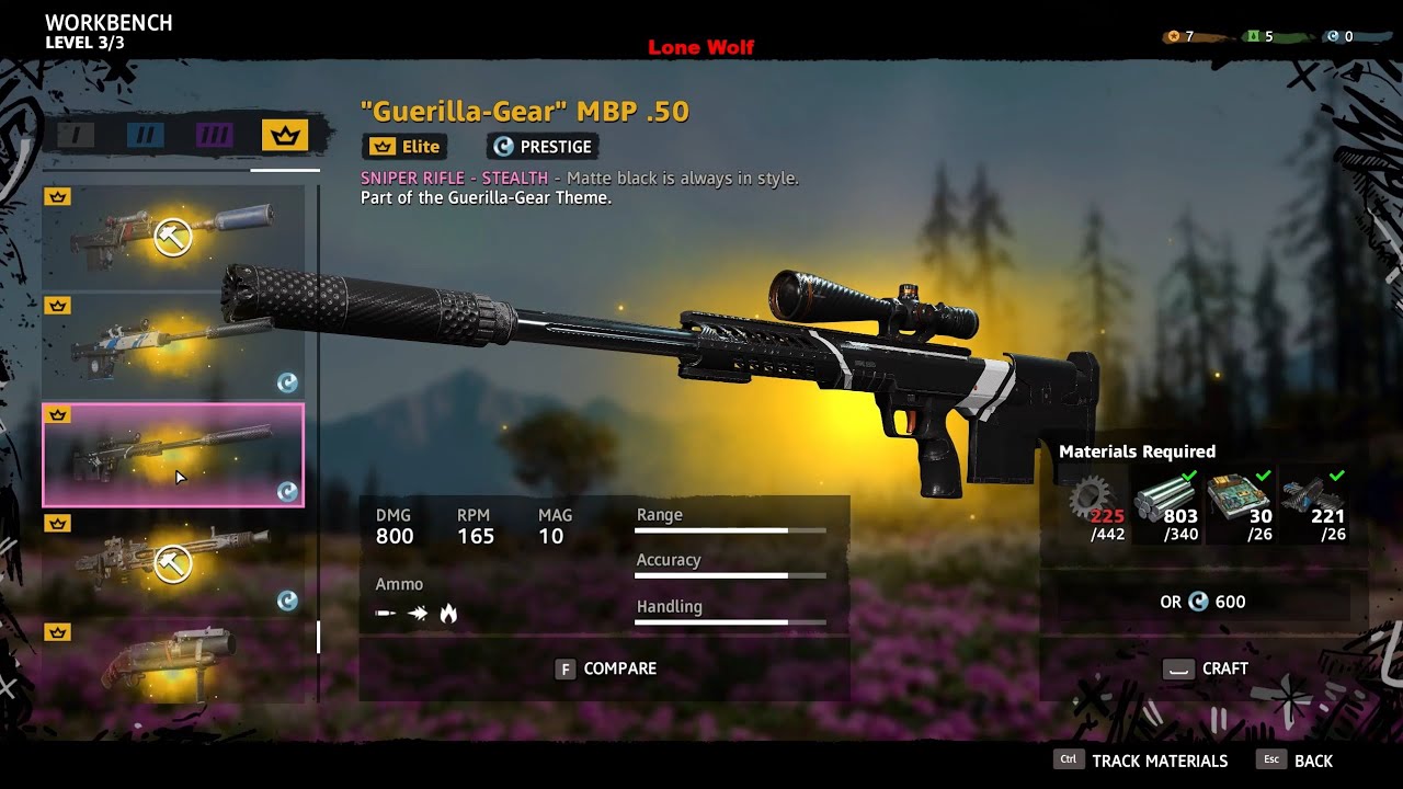 Making Guerilla Gear MBP 50 Sniper Rifle Elite Far Cry New Dawn #60