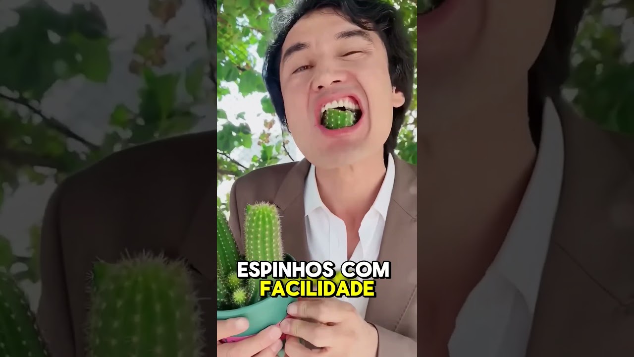 Pessoas Que Comem Cactus! 😱