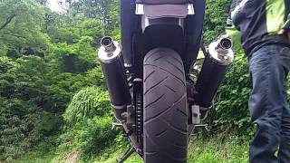 ZZR400 マフラー DELKEVIC - YouTube