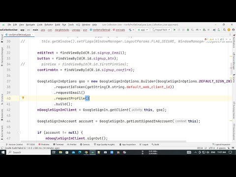 Cannot resolve symbol default_web_client_id in Firebase's Android Code | Android Studio | java