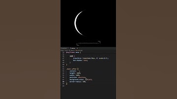 moon in #html and #css || #shortvideo #youtubeshorts #coding #trending #code #song #music #newsong