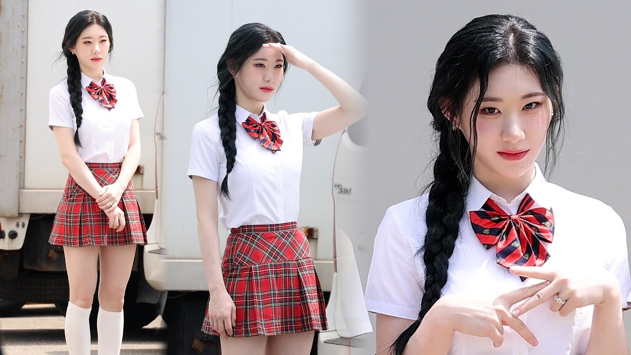 ITZY 채령 CHAERYEONG 아는형님 출근길 직캠 (있지) | 230706