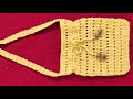 How To Crochet Handbag With Strings In Easy Way Crosia Se Handbag Kese Bnae Beginners Tutorial