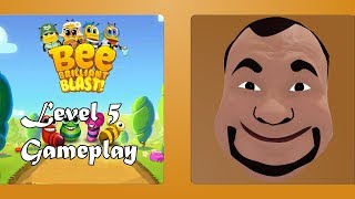 Bee Brilliant Blast 🐝 🌻 🌼 💐 🌸 Level 5 - Bee Brilliant Blast 👑 no Buster Gameplay #5 ✅