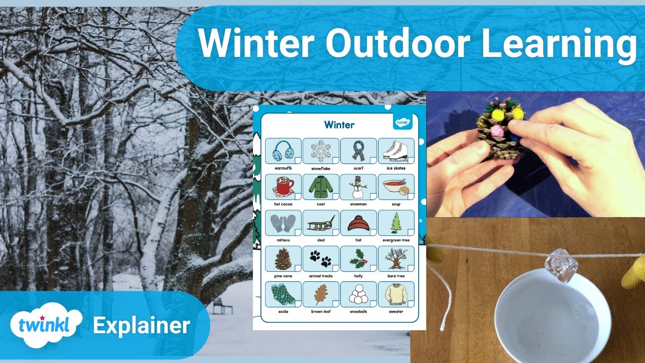 Winter Outdoor Learning Activities - YouTube