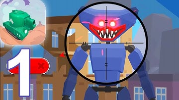 Tank Sniper Gameplay Walkthrough Part 1 (iOS Android)