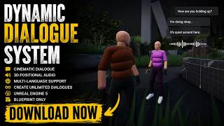 DYNAMIC AI COMPANION DIALOGUE SYSTEM — DOWNLOAD NOW | UNREAL ENGINE 5