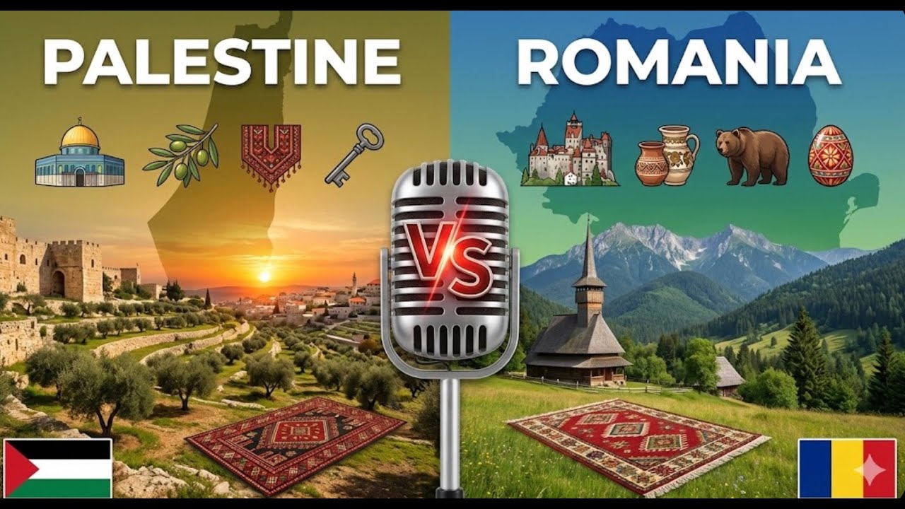 Palestine vs Romania: The Holy Land vs The Carpathian Garden
