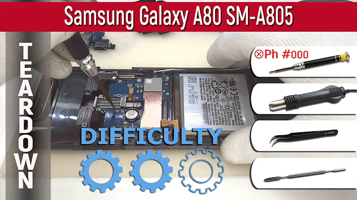 Samsung Galaxy A80 📱 SM-A805 Teardown Take apart Tutorial