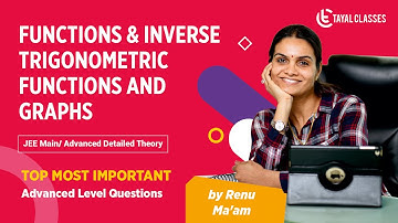 FUNCTIONS & ITFS(L-44)|FUNCTIONAL EQUATIONS,QUESTIONS-(1to14)|RENU MAM|TAYAL CLASSES JEE-MATHS
