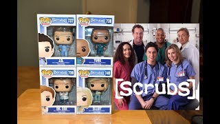 Funko Pop Scrubs Figure Collection J.d., Turk, Dr. Cox, & Elliot Unboxing & Review
