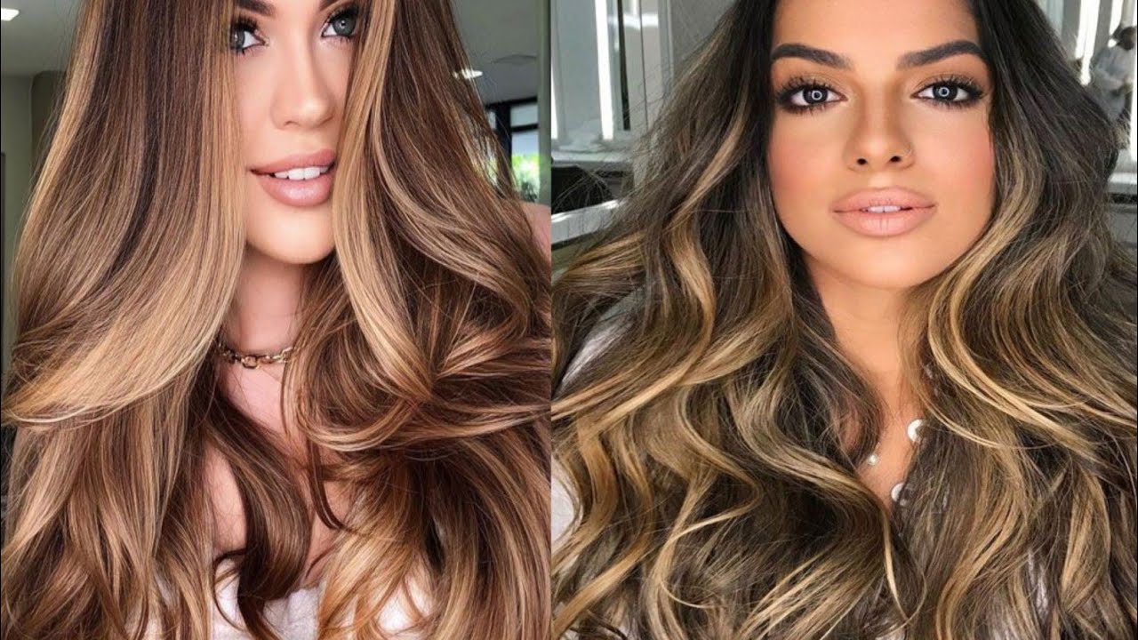 60+ Gorgeous 🥰 Caramel Hair Colour| Brown Hair With Blonde Highlights🌹