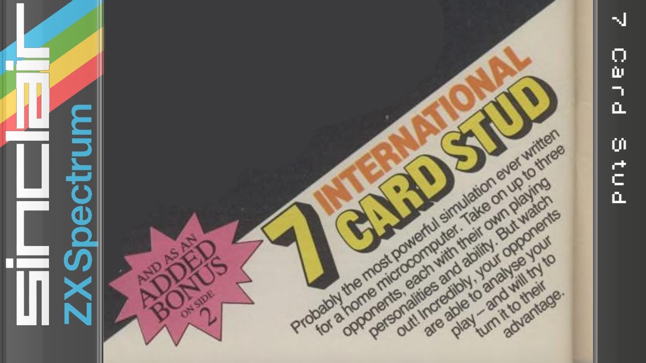 7 Card Stud - ZX Spectrum [Longplay] - YouTube
