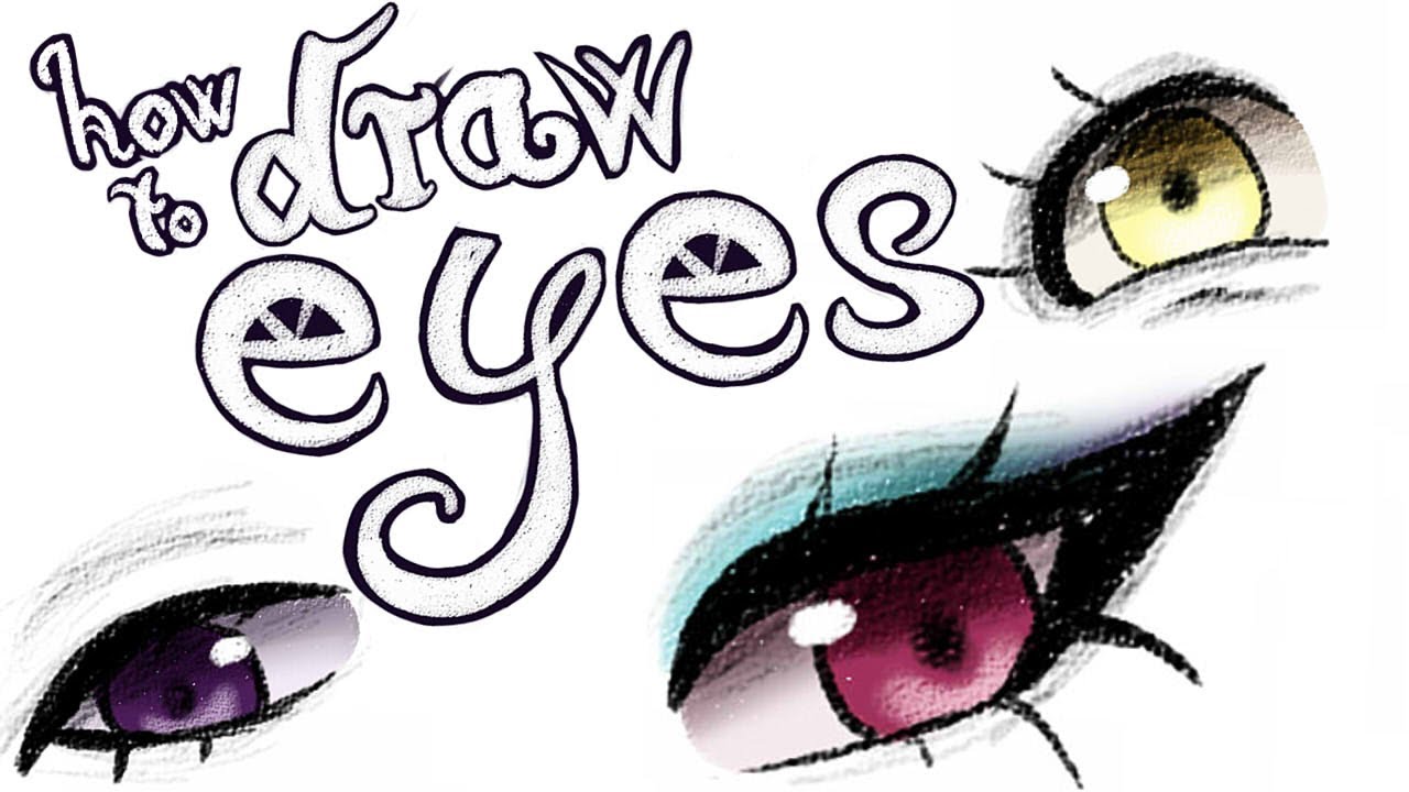 How I Draw Eyes |Tutorial| - YouTube