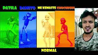 PATILA vs DAME TU COSITA vs ME KEMASTE vs CHOCOBODI Normal, Fast, Superfast, slow With My analytics