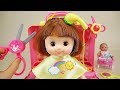 Baby Doll hair shop play baby Doli friends play