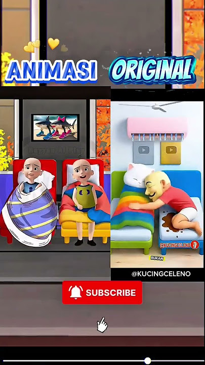 Upin Ipin Rebutan Selimut ⁉️Animasi Vs Original 😱 #upinipin #shorts2025 #funny #trending