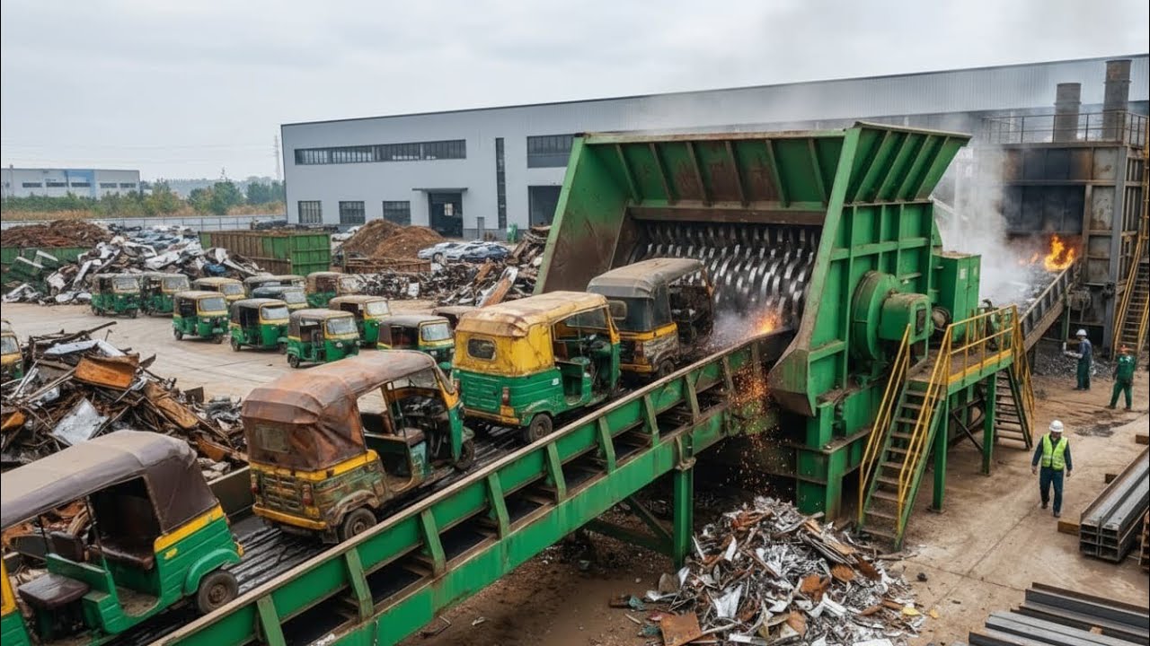 How Auto Rickshaw Is Made in Factory | Complete Manufacturing Process | From Steel to Vehicle