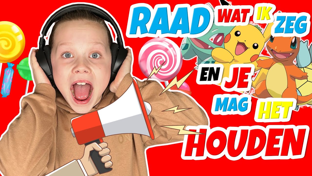 RAAD WAT IK ZEG EN JE MAG HET HOUDEN - YouTube