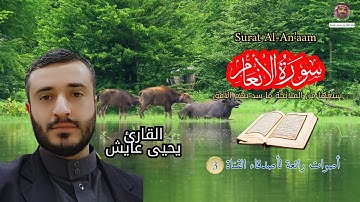 تلاوة خاشعة لسورة الأنعام (Surat Al-Anaam ومترجم ل12 لغة) بصوت القارئ يحيى عايش