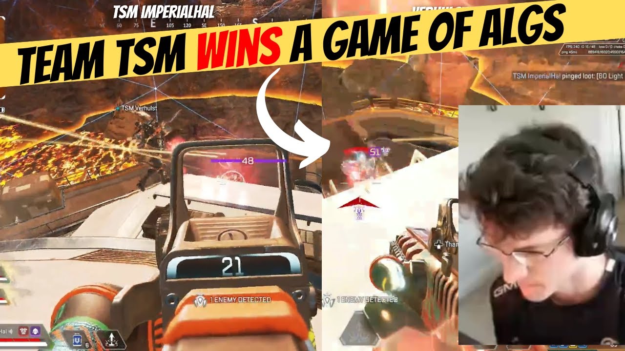 Team TSM imperialhal WINS a game of ALGS tournament #apex #imperialhal ...