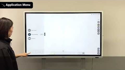 Tutorials: RICOH IWB - Application Menu