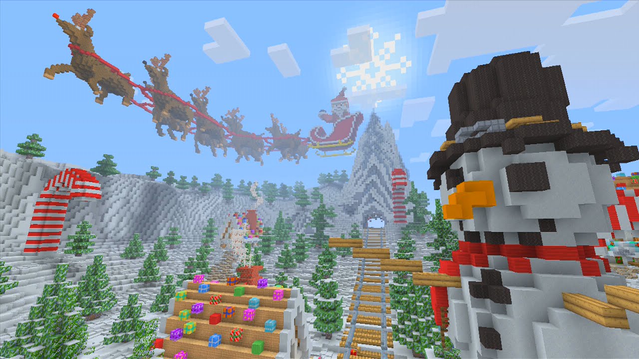Minecraft XBOX Hunger Games Christmas Wonderland