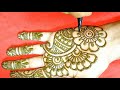 बहुत सरल और आसान मेहंदी डिजाइन Full Hand Arabic Mehndi Designs Front Hands