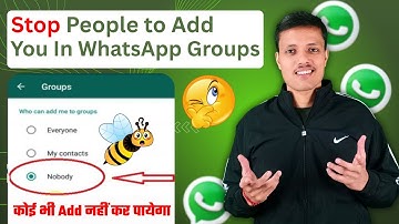 How to Stop Random Group Adds on WhatsApp || Stop Unknown People from Adding You to WhatsApp Groups