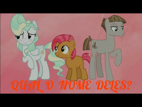 My little pony nomes dos personagem
