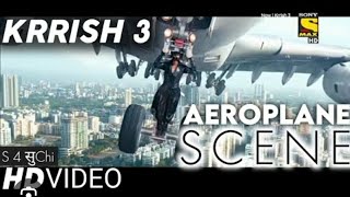 KRISH airoplane action sence || krish 3 movie HD || krish ne bachaya airoplane me baithe logo kon...